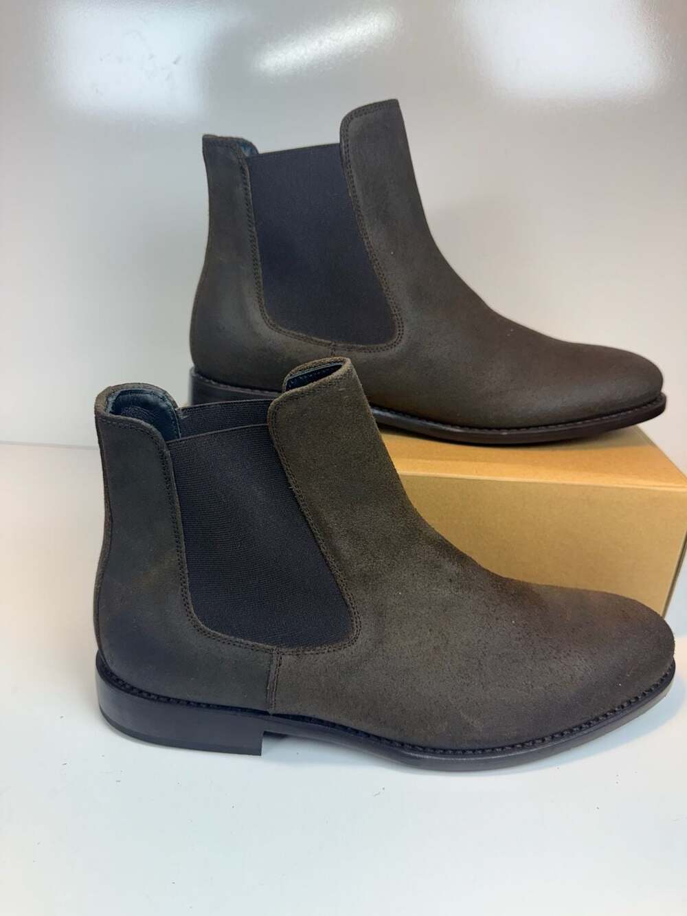 Thursday Boot Co. Cavalier Chelsea Boots Dark Brown Suede